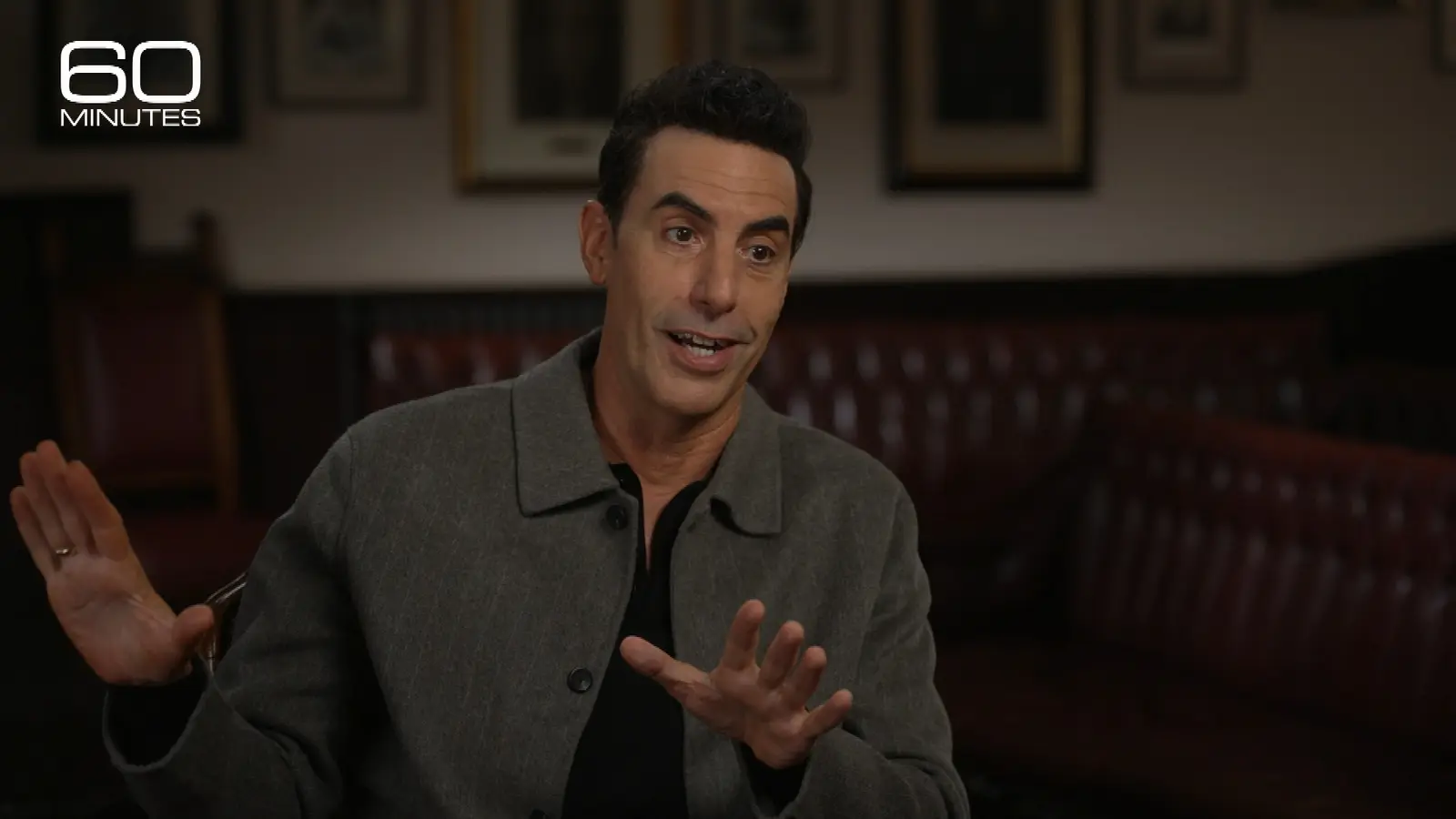 Sacha Baron Cohen: Focusul episodului 60 Minutes din 18 octombrie